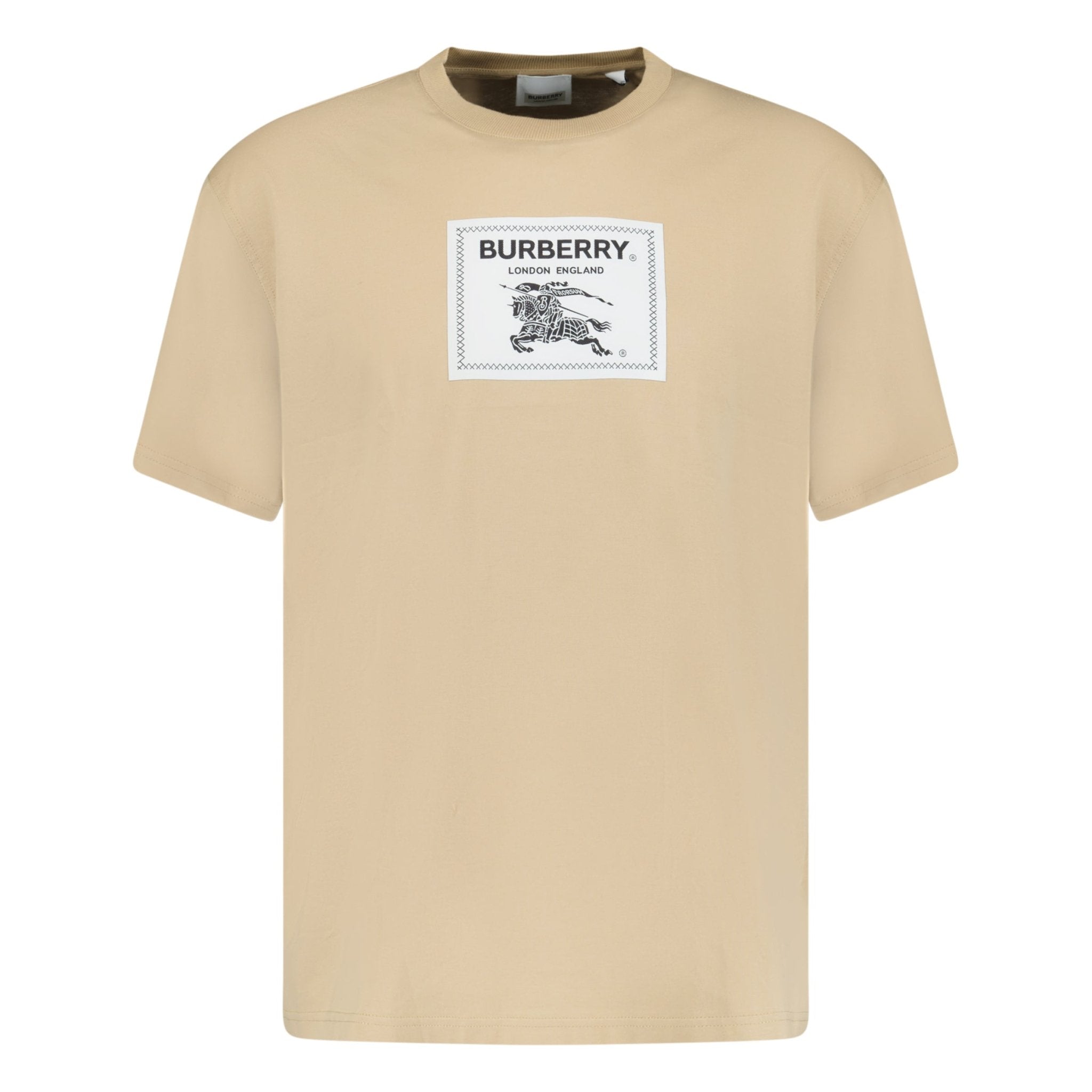Burberry Roundwood Label T - Shirt Beige - Boinclo ltd - Outlet Sale Under Retail