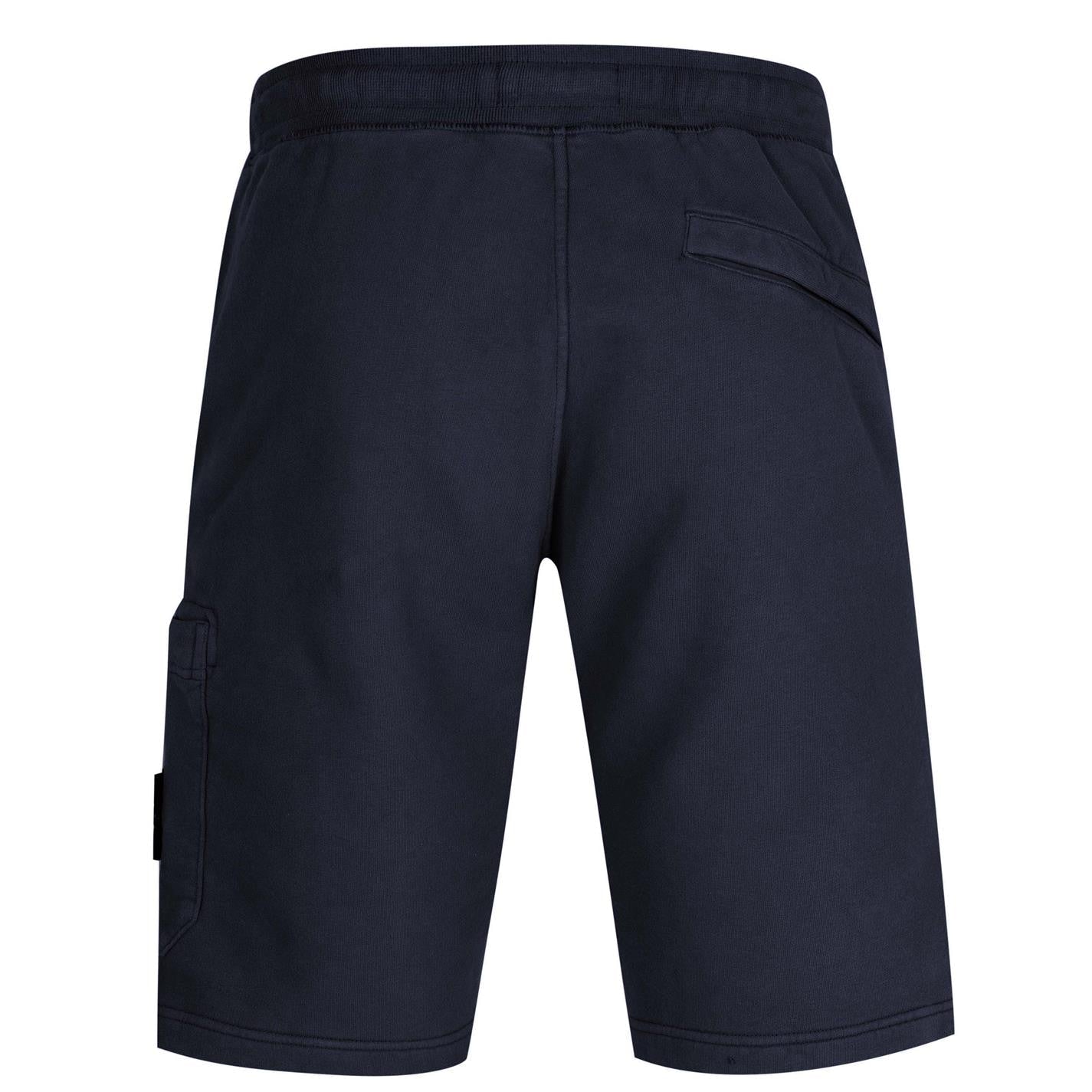 Stone Island Badge Sweat Shorts Navy - Boinclo ltd - Outlet Sale Under Retail