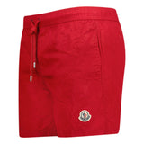 Moncler Logo Swim Shorts Zip Pocket Red - Boinclo ltd Outlet Sale
