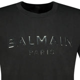 Balmain Raised Logo T-Shirt Black - Boinclo ltd