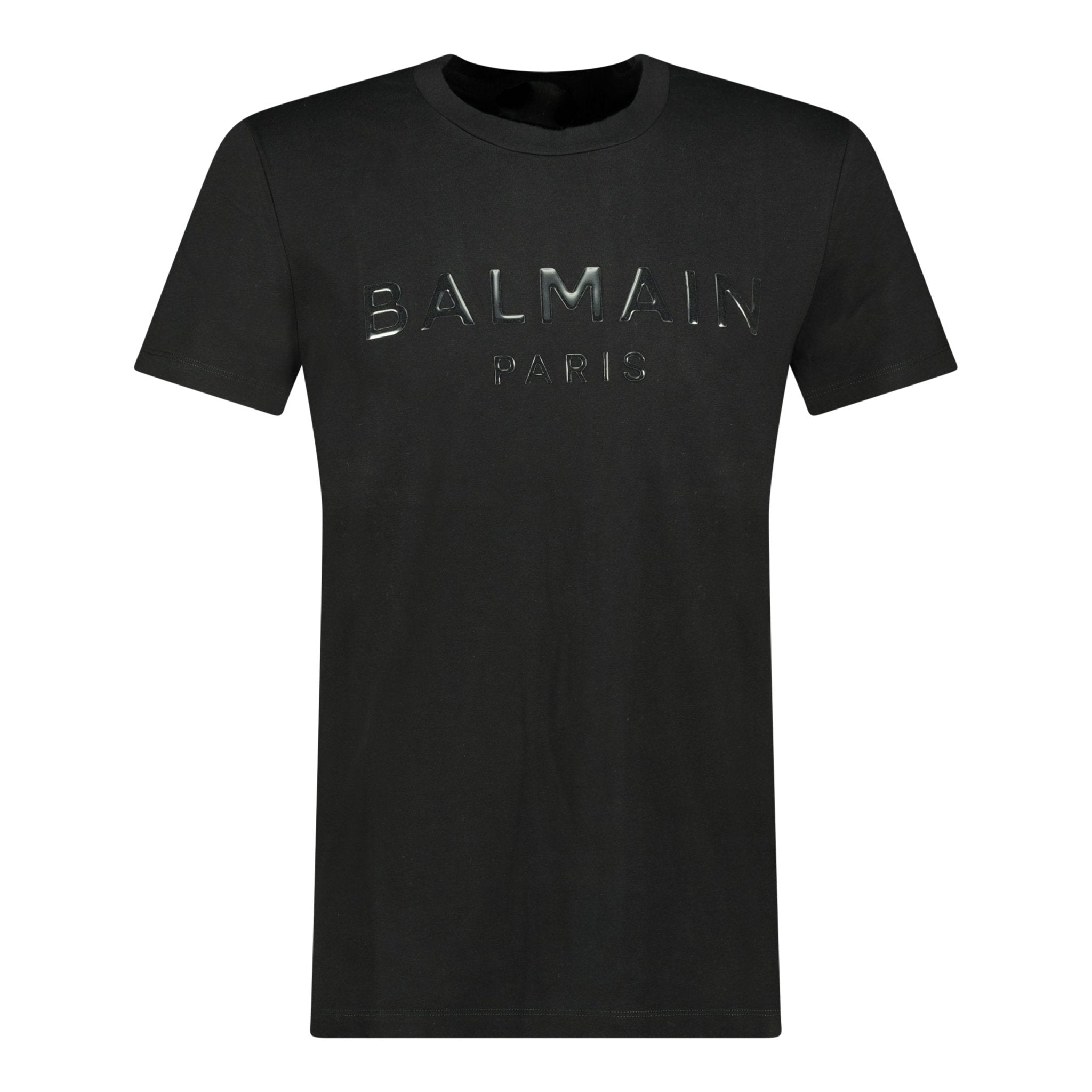Balmain Raised Logo T-Shirt Black - Boinclo ltd
