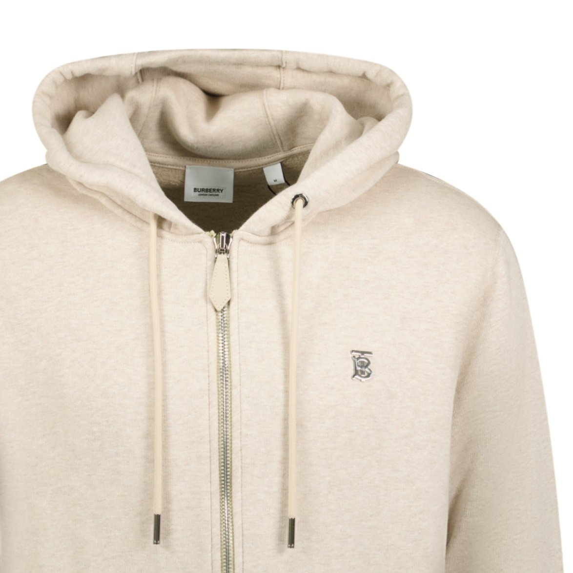 Burberry 'Cillian' TB Logo Hooded Sweatshirt Beige - Boinclo ltd