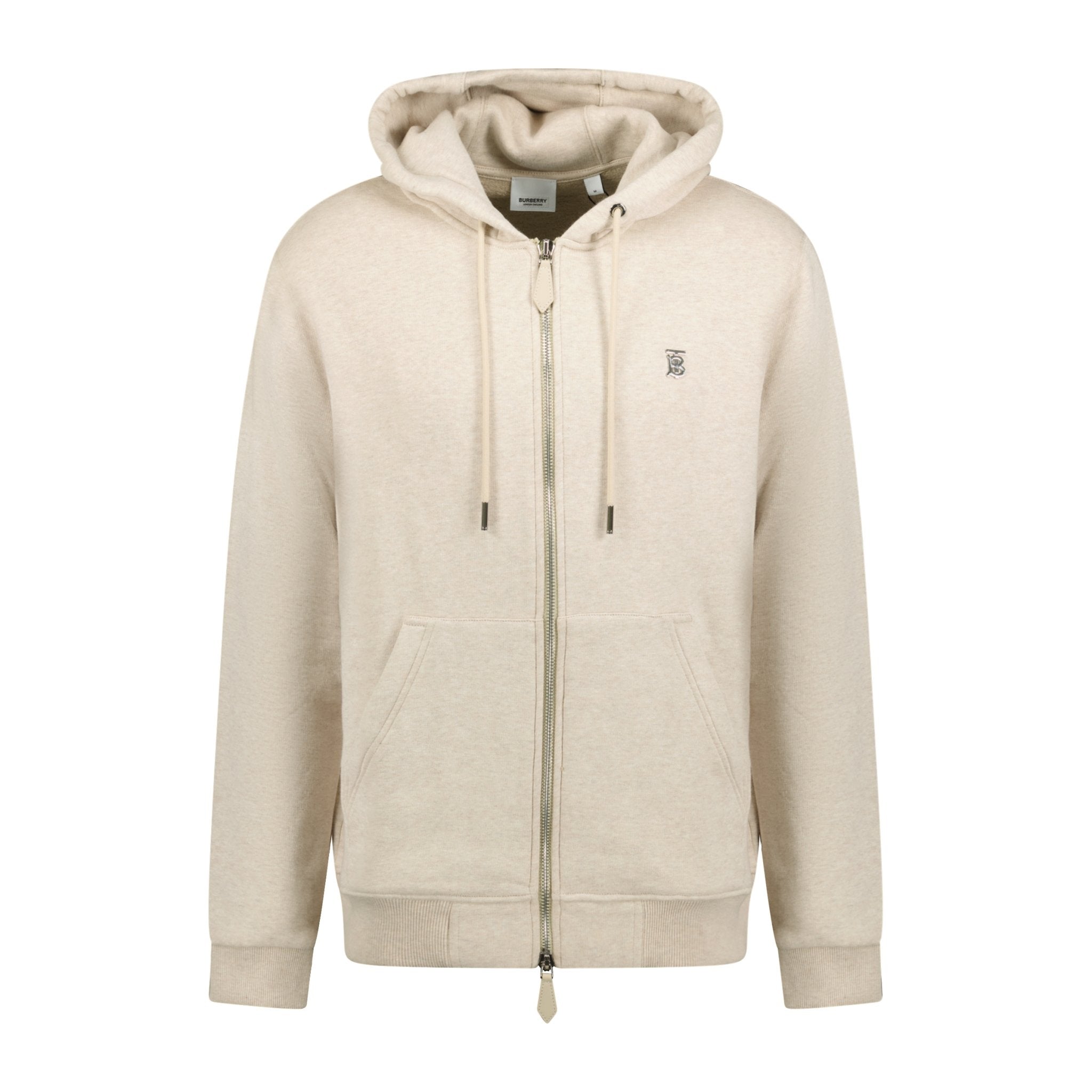 Burberry 'Cillian' TB Logo Hooded Sweatshirt Beige - Boinclo ltd