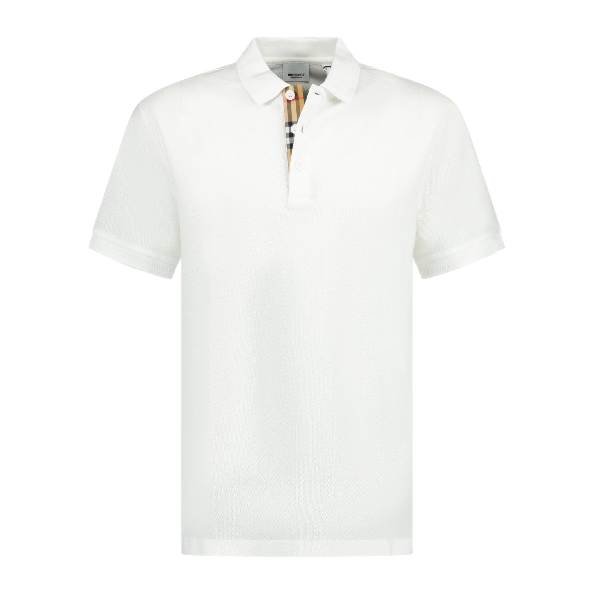 Burberry 'Eddie' Polo-Shirt White - Boinclo ltd