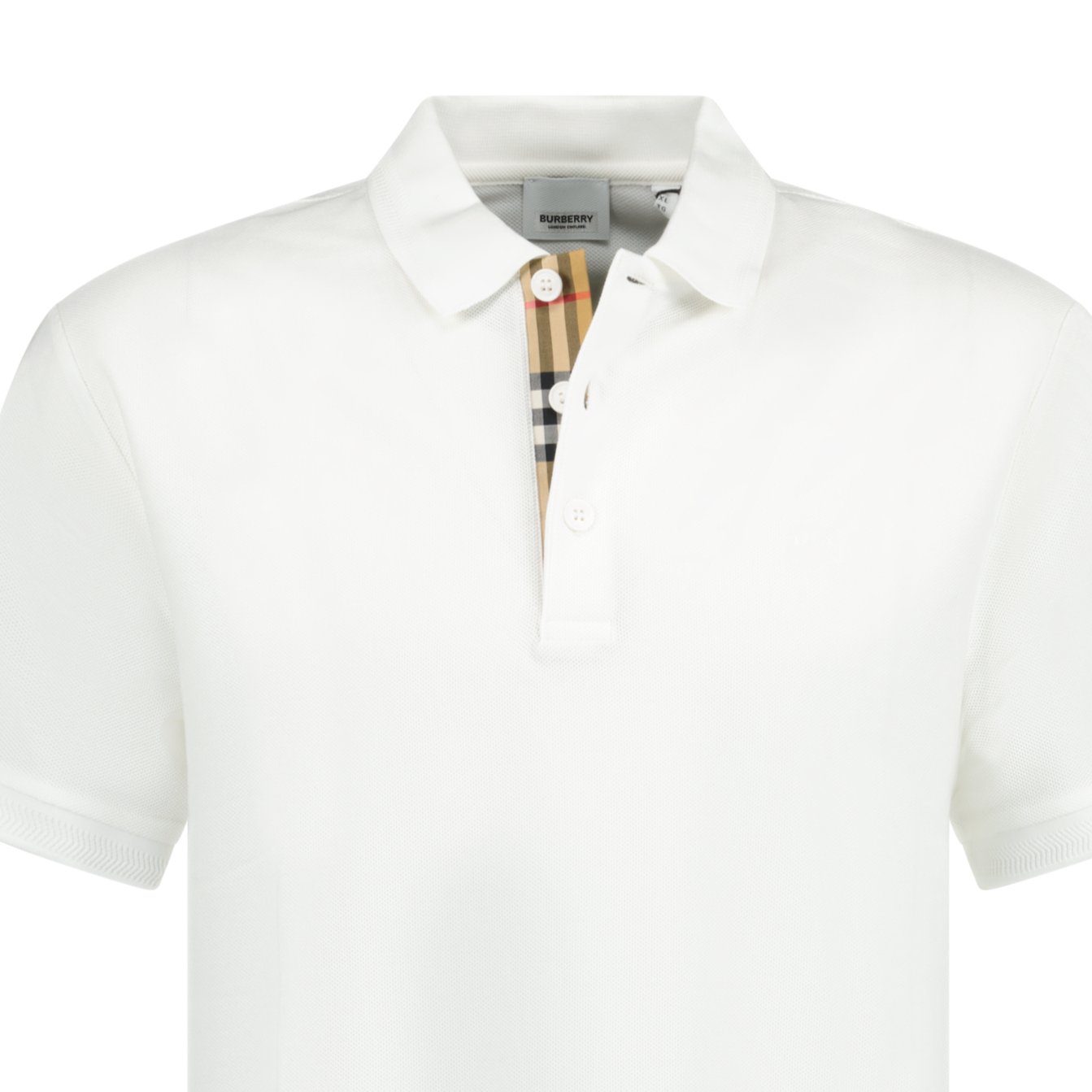 Burberry 'Eddie' Polo-Shirt White - Boinclo ltd