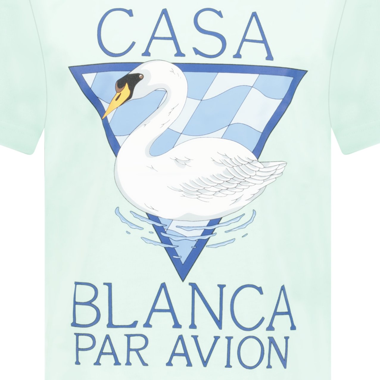 Casablanca Par Avian Screen Printed T-Shirt Mint Green - Boinclo ltd