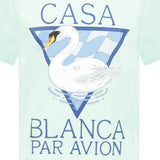 Casablanca Par Avian Screen Printed T-Shirt Mint Green - Boinclo ltd