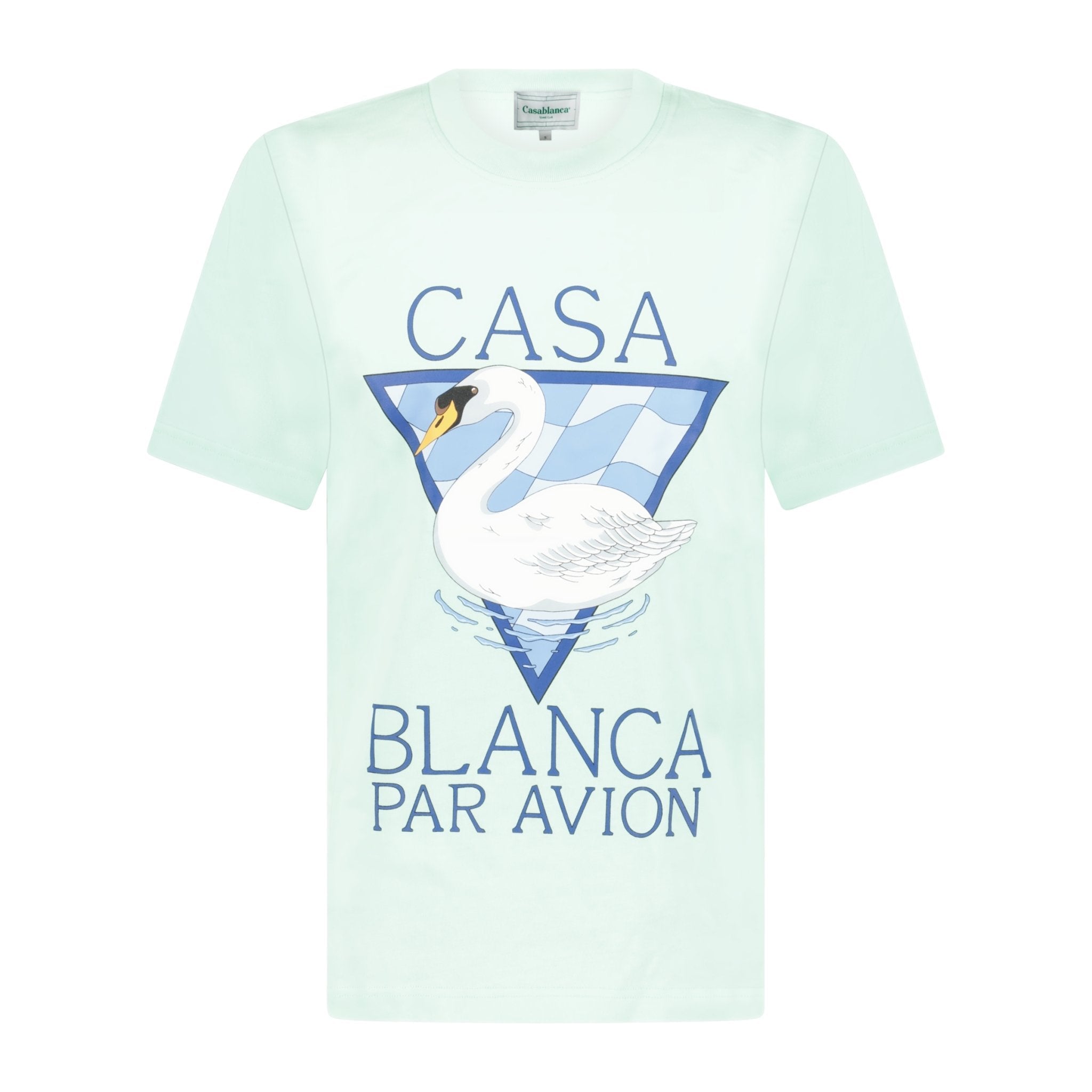 Casablanca Par Avian Screen Printed T-Shirt Mint Green - Boinclo ltd