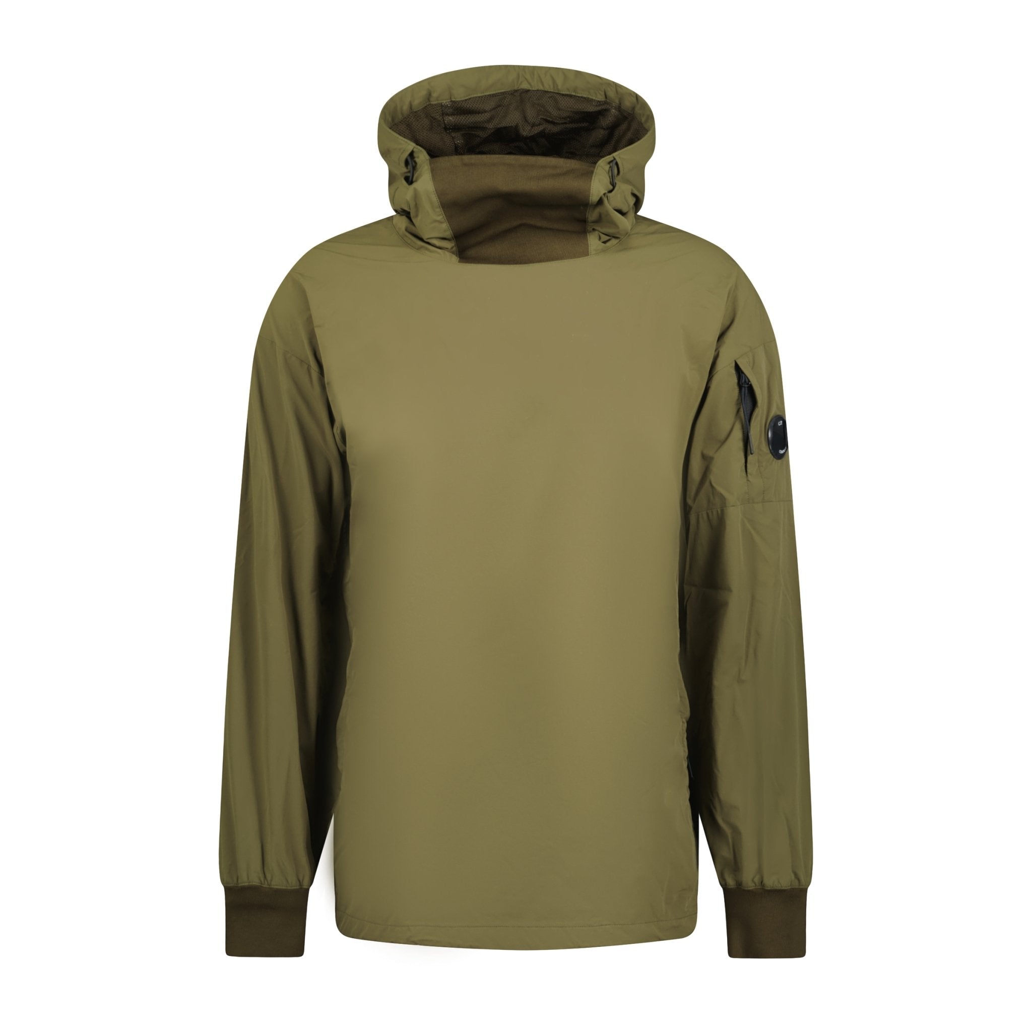 CP Company Hooded Nylon Stretch Double Jacket Khaki - Boinclo ltd