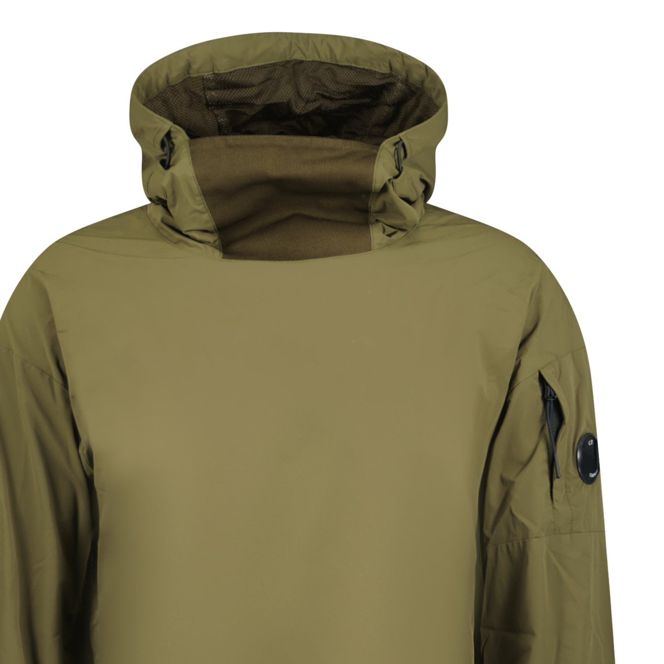 CP Company Hooded Nylon Stretch Double Jacket Khaki - Boinclo ltd