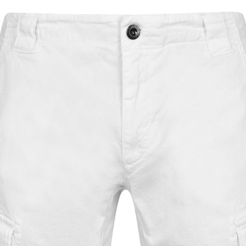 CP Company Lens Cargo Shorts Gauze White - Boinclo ltd