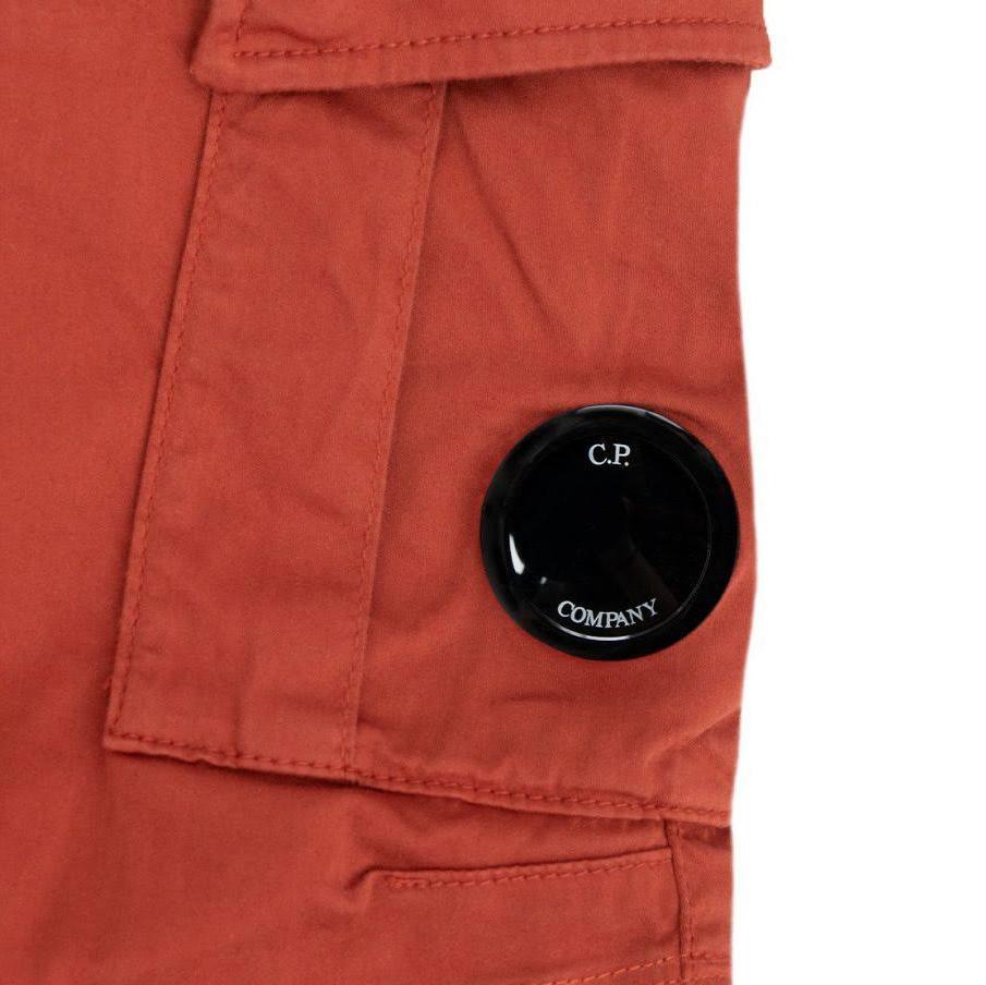CP Company Lens Cargo Shorts Orange - Boinclo ltd