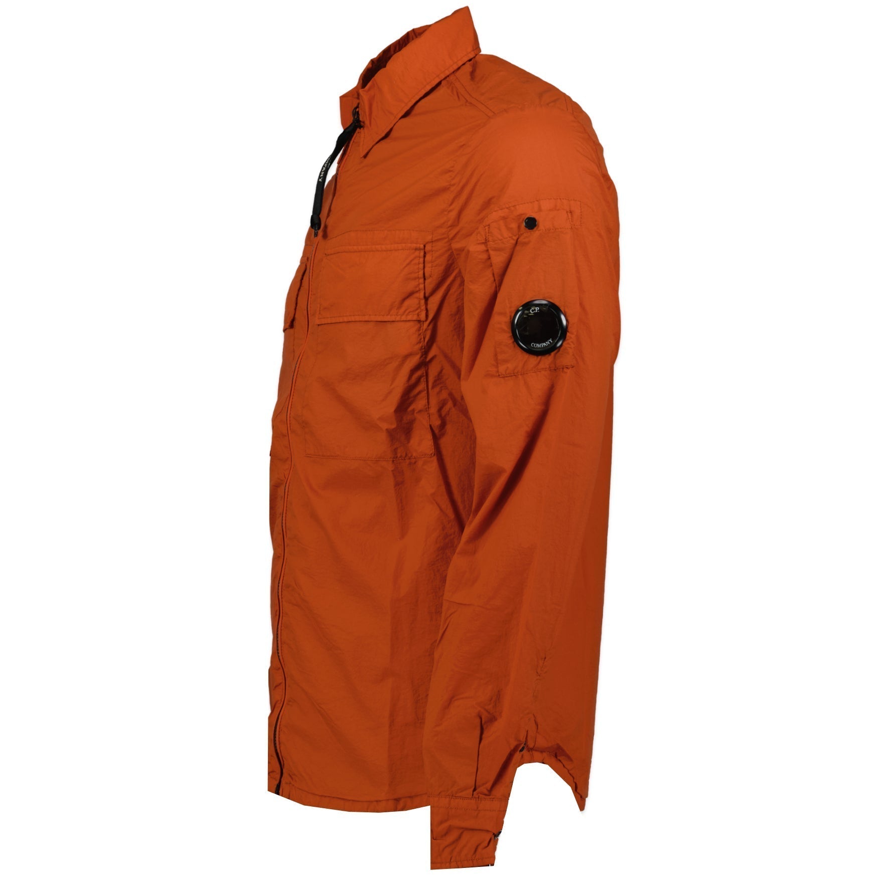 CP Company Lens Chrome Overshirt Jacket Orange - Boinclo ltd