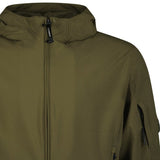 CP Company Softshell Arm Lens Jacket Khaki - Boinclo ltd