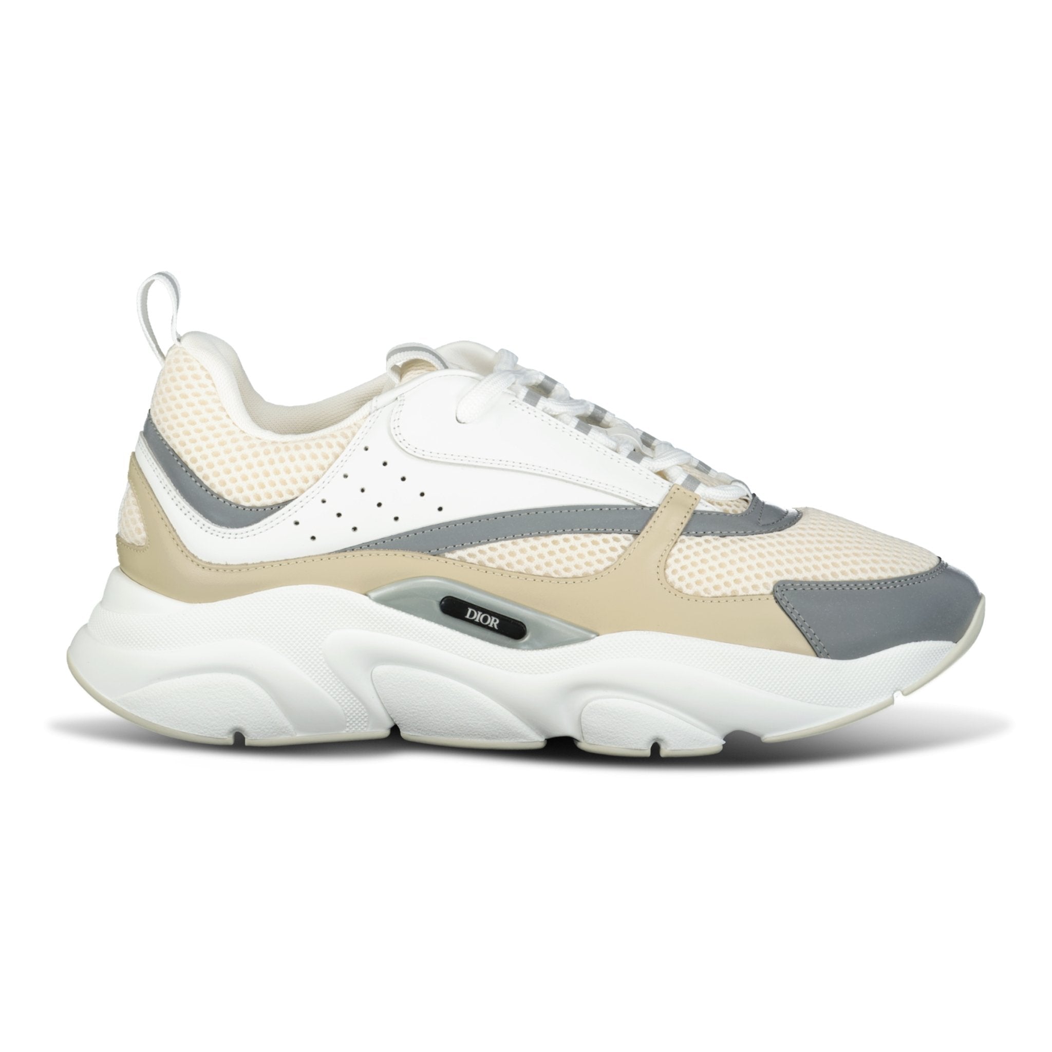 Dior B22 Mesh Trainer Beige & White - Boinclo ltd