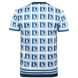 Dolce & Gabbana Geometric Print T-Shirt Blue - Boinclo ltd