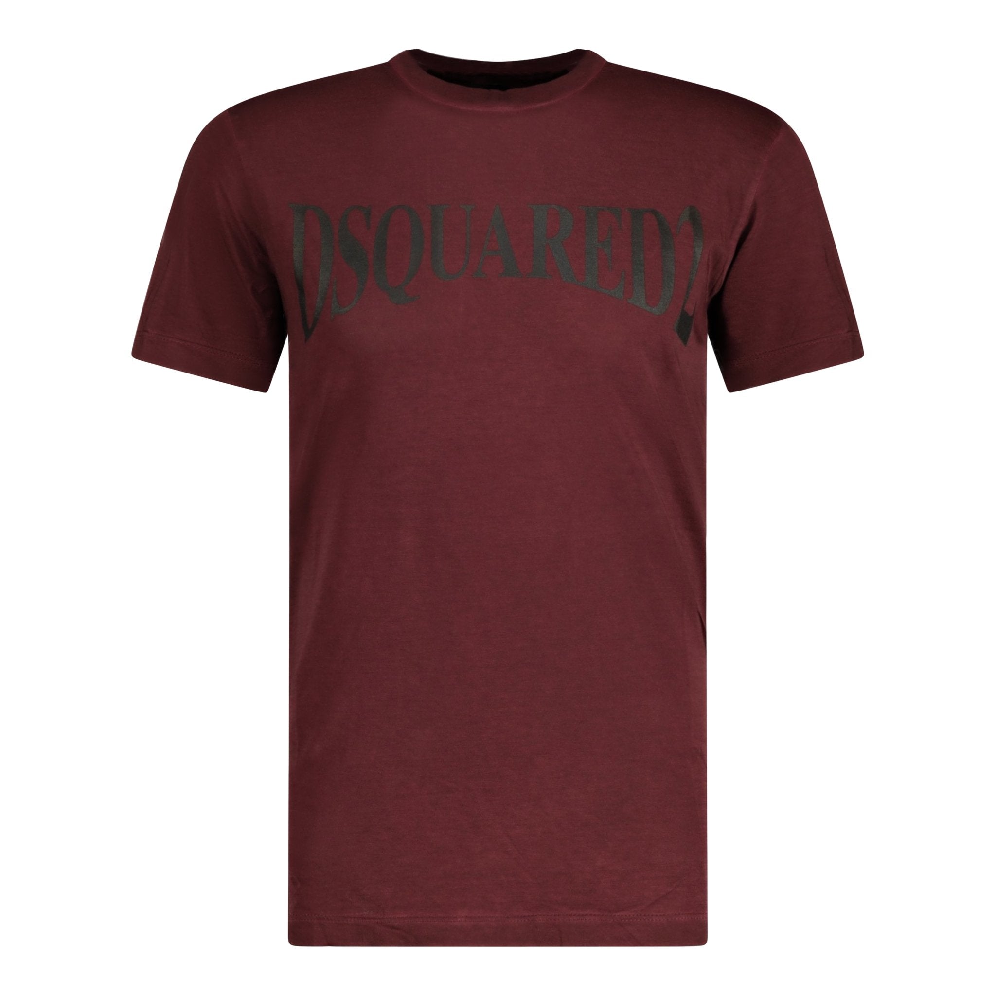 Dsquared2 Logo Printed T-Shirt Maroon - Boinclo ltd