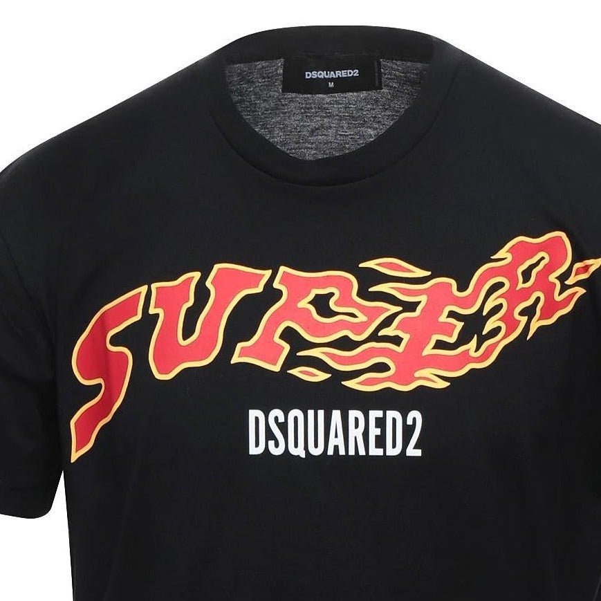 DSquared2 'super' T-shirt Black - Boinclo ltd