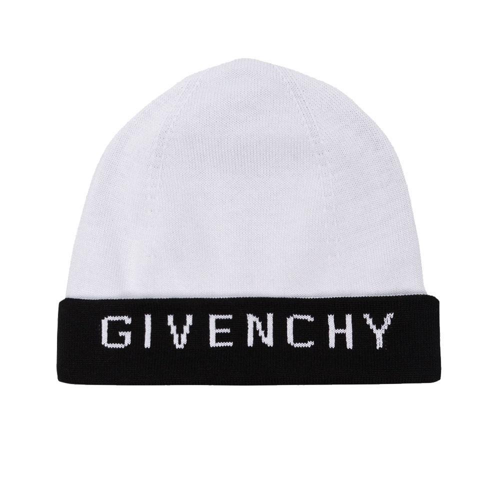 Givenchy Reversible Black & White Beanie Hat - Boinclo ltd