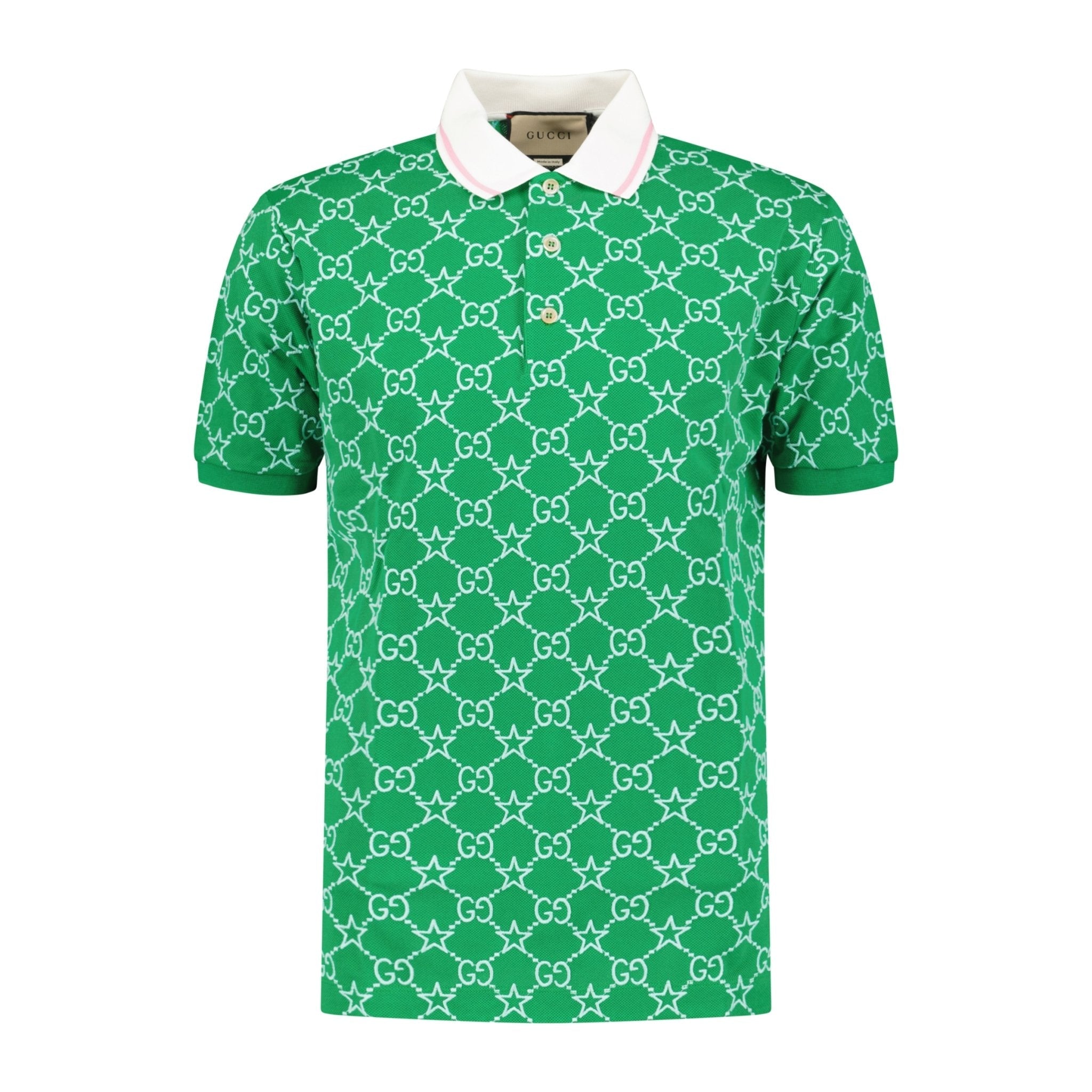 Gucci All Over GG Polo Shirt Green - Boinclo ltd
