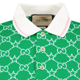 Gucci All Over GG Polo Shirt Green - Boinclo ltd