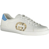 Gucci Snakeskin 'GG' Print Low Ace Trainers - Boinclo ltd