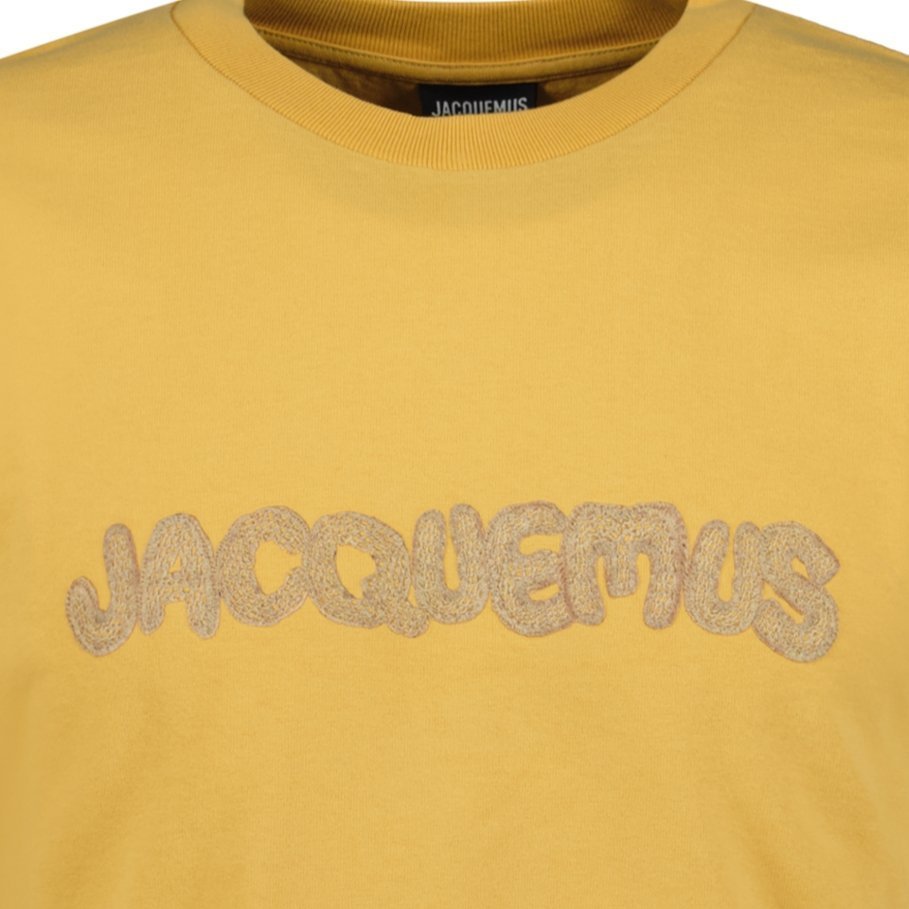 Jacquemus Le Raphia T-Shirt Yellow - Boinclo ltd
