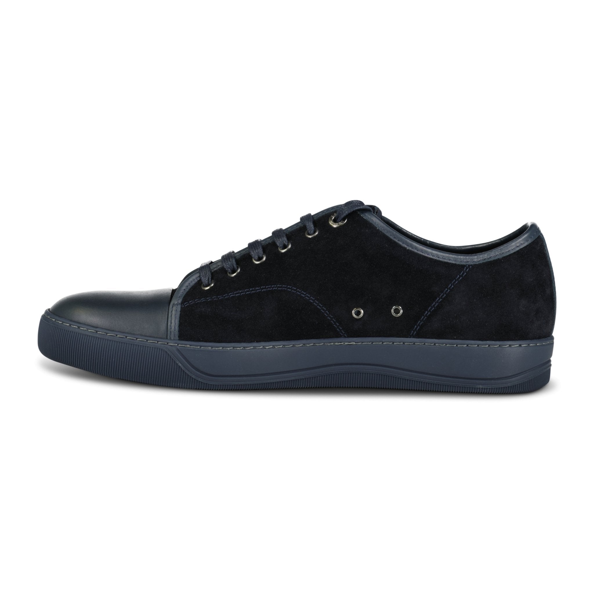 Lanvin Low-Top Patent Toe Trainer Navy - Boinclo ltd