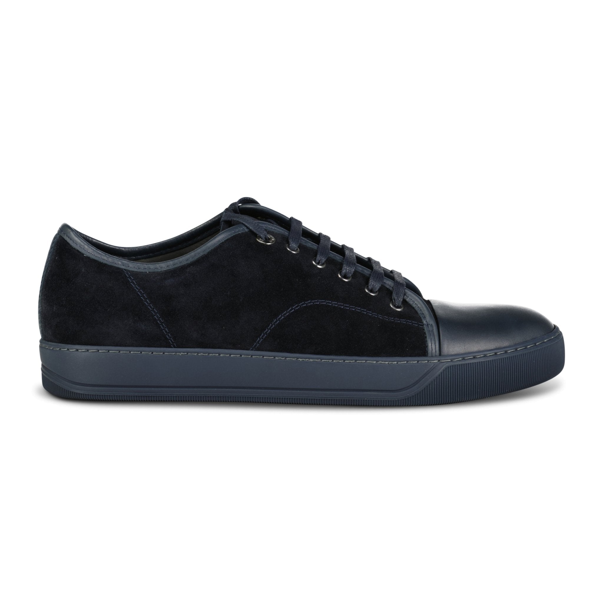 Lanvin Low-Top Patent Toe Trainer Navy - Boinclo ltd