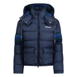 Missoni Hooded Down Jacket Zig Zag Navy - Boinclo ltd