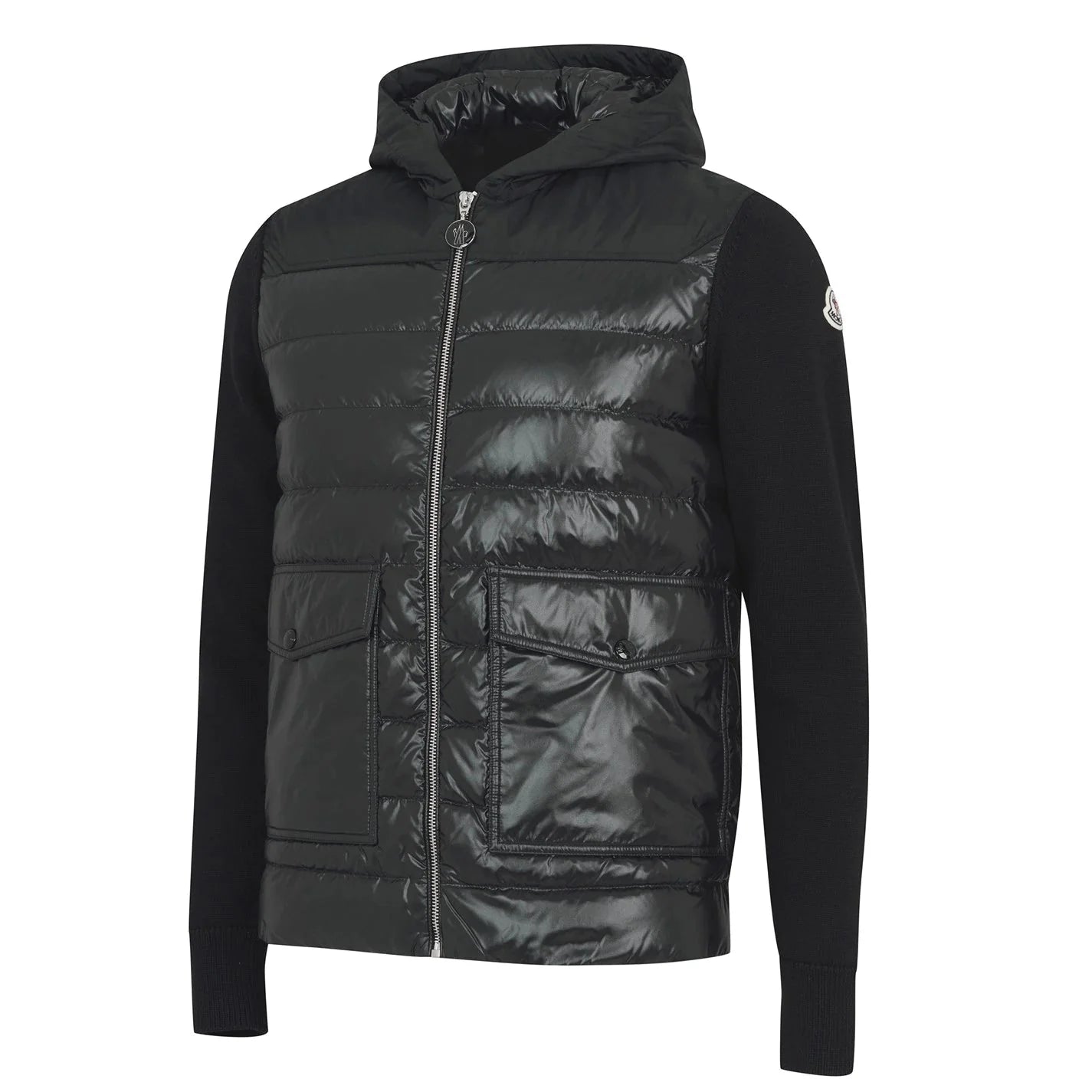 Moncler 'Cardigan Tricot' Zip Jacket Black - Boinclo ltd