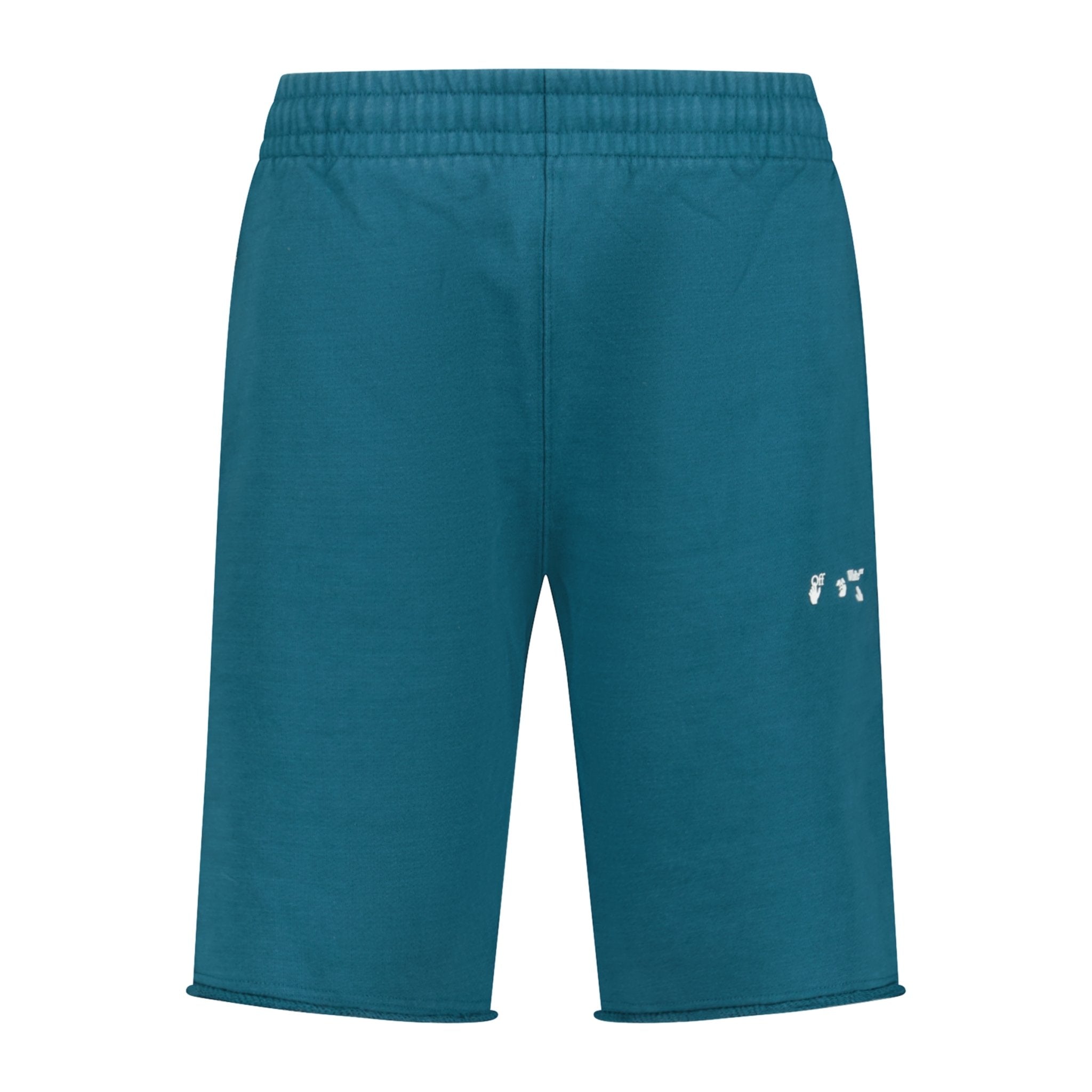 OFF-WHITE Cotton Sweat Shorts Duck Green - Boinclo ltd