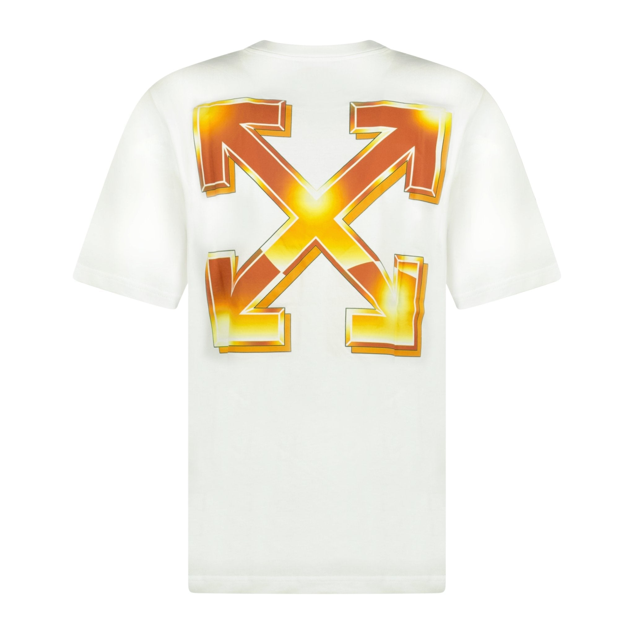 OFF-WHITE Gold Metal Arrow T-shirt White - Boinclo ltd