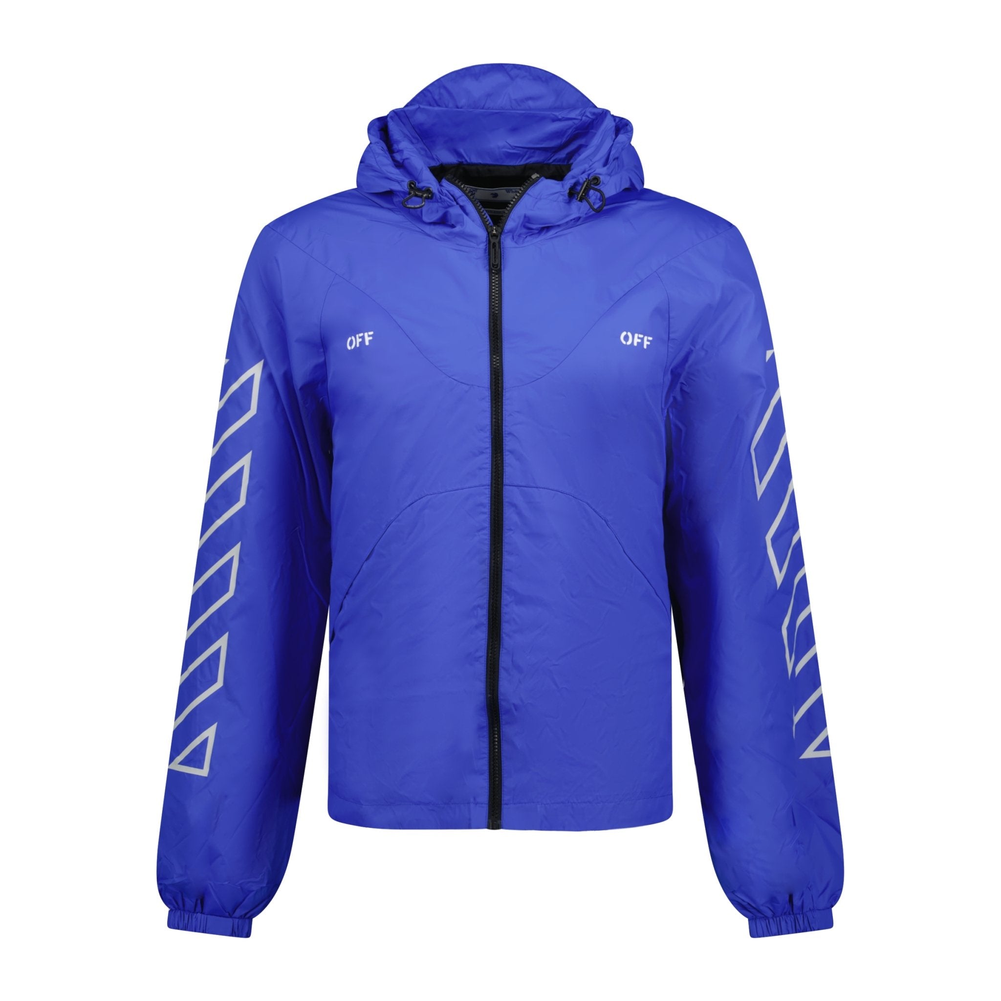 Off-White Outerwear Stamp Jacket Blue - Boinclo ltd