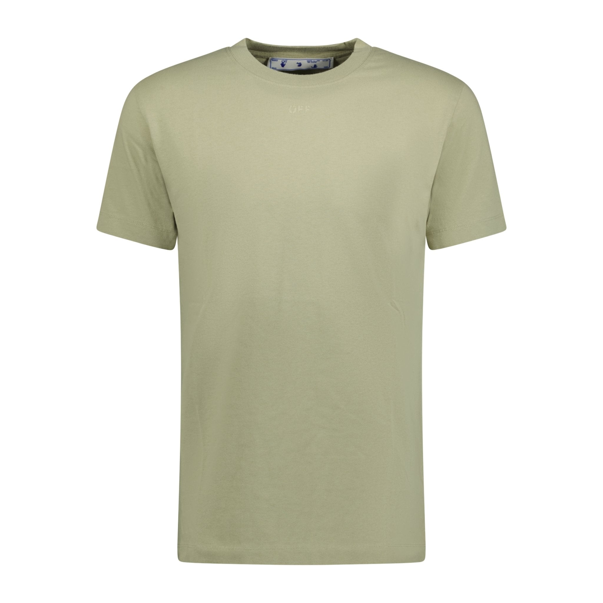 Off White Slim Rubber Arrow T-shirt Olive - Boinclo ltd