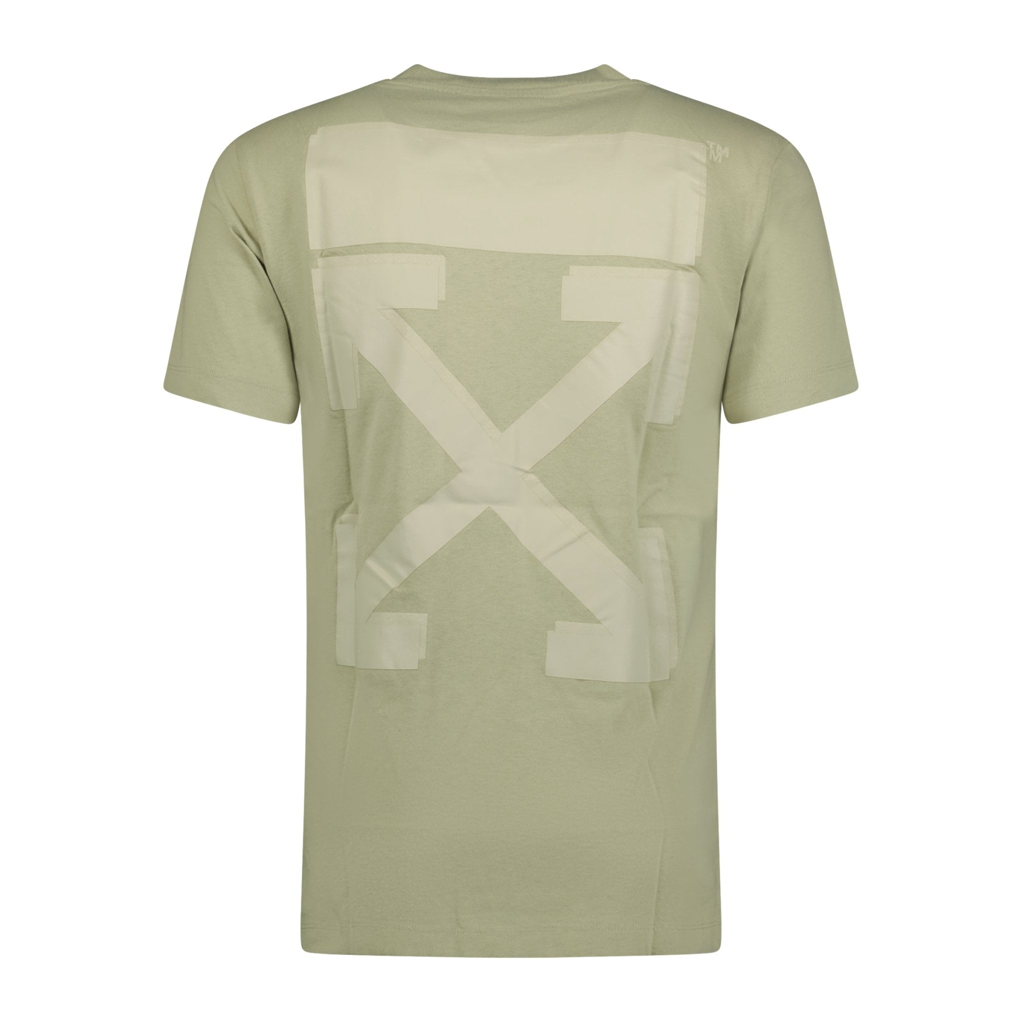 Off White Slim Rubber Arrow T-shirt Olive - Boinclo ltd