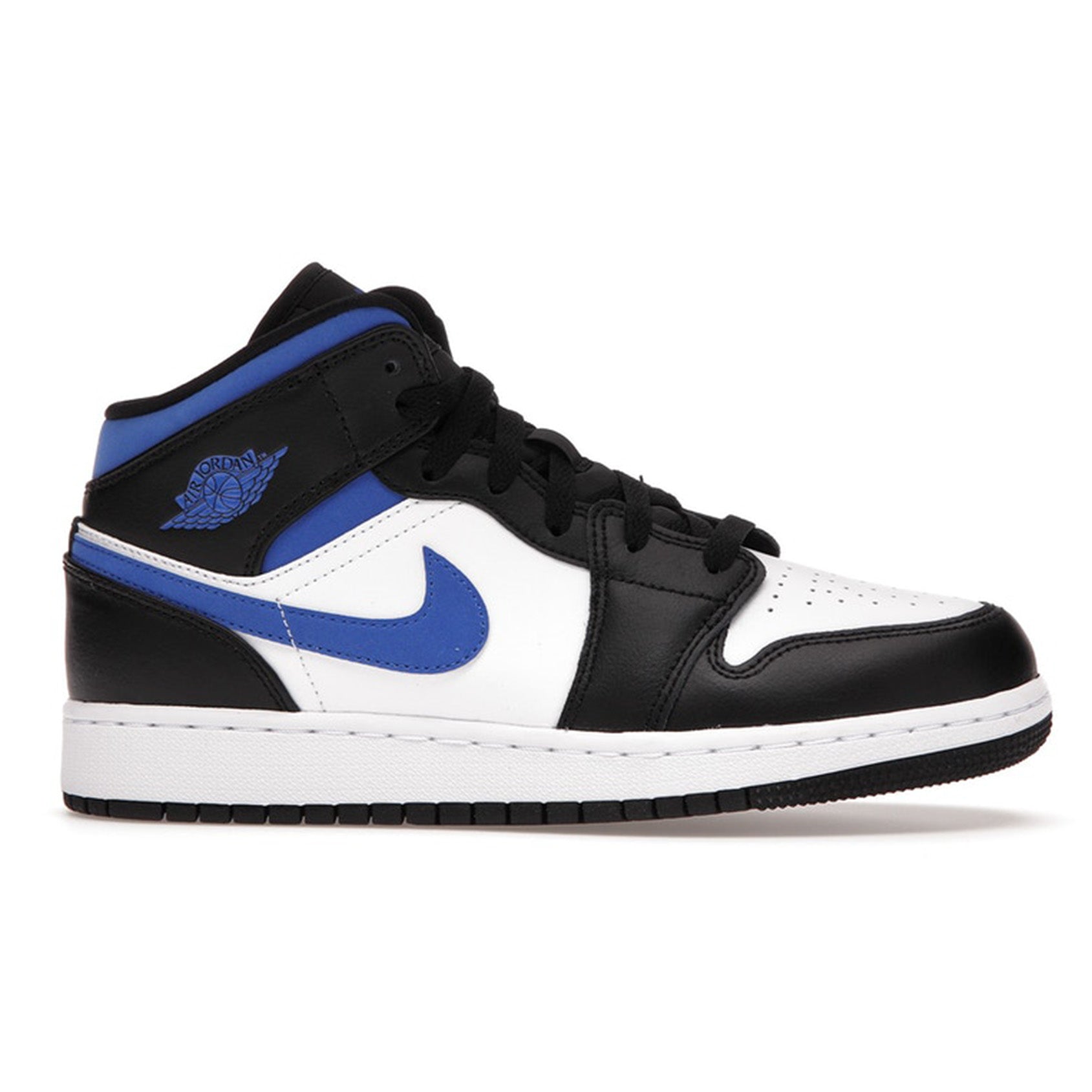 1 MID WHITE BLACK ROYAL - AffluentAttire