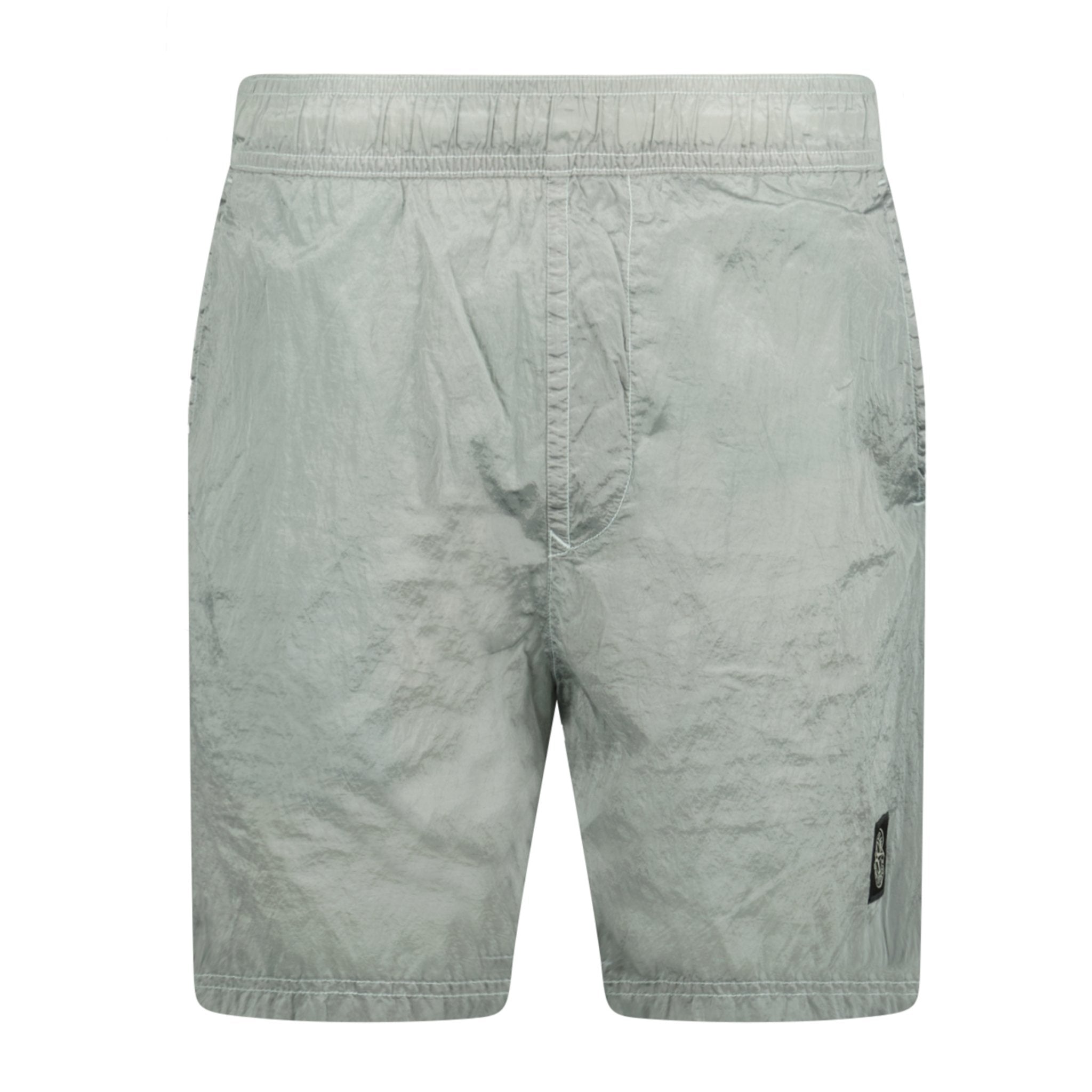 Stone Island Chrome Swim Shorts Silver - Boinclo ltd
