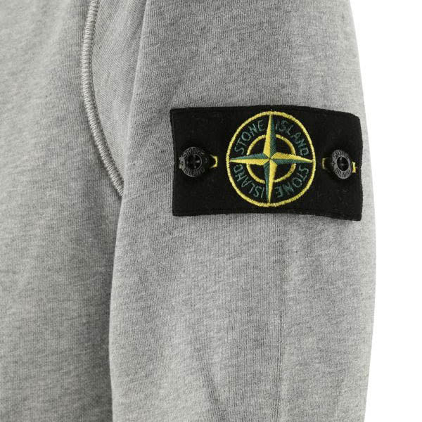 Stone Island Cotton Hooded Sweatshirt Grey - Boinclo ltd