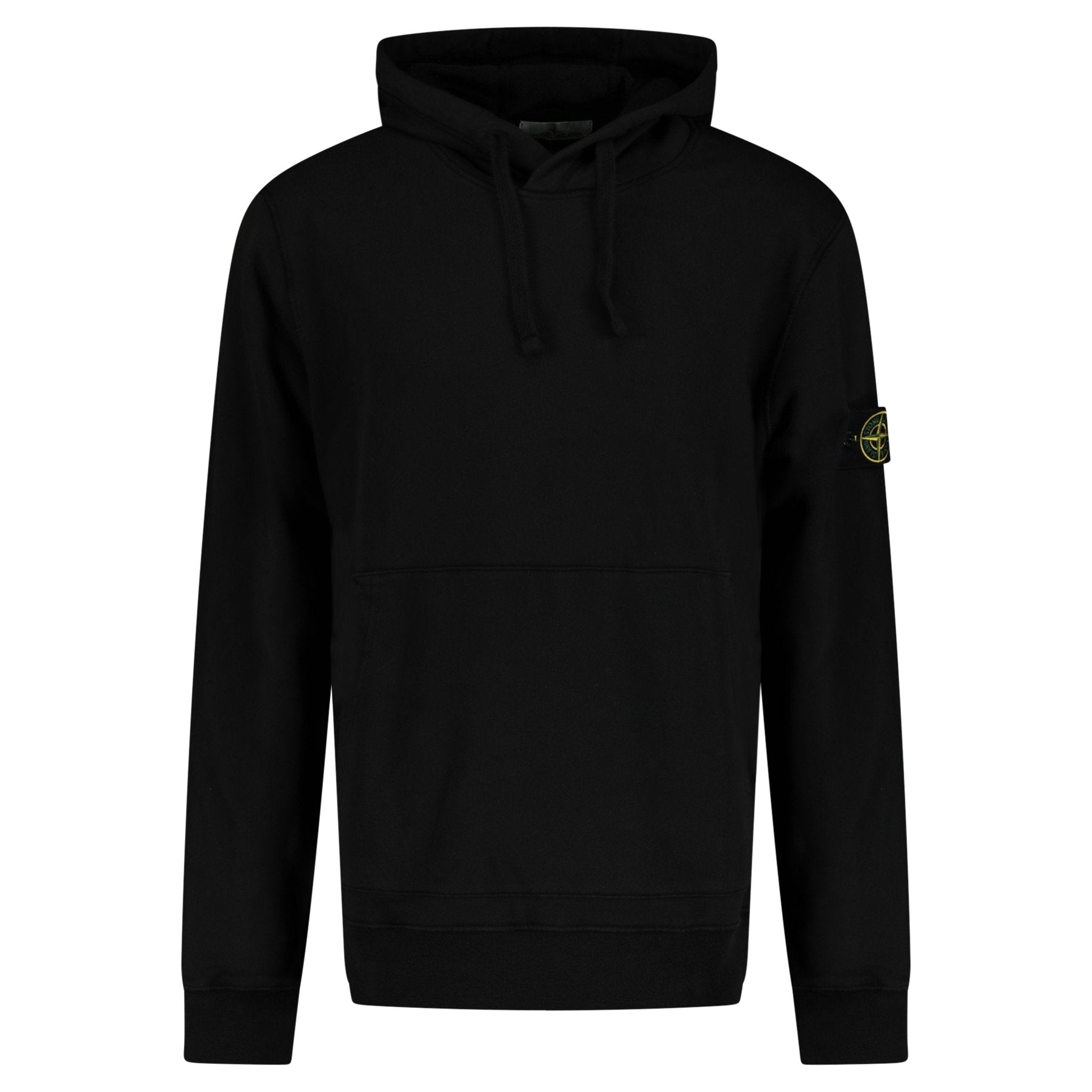 Stone Island Cotton Hoodie Sweatshirt Black - Boinclo ltd
