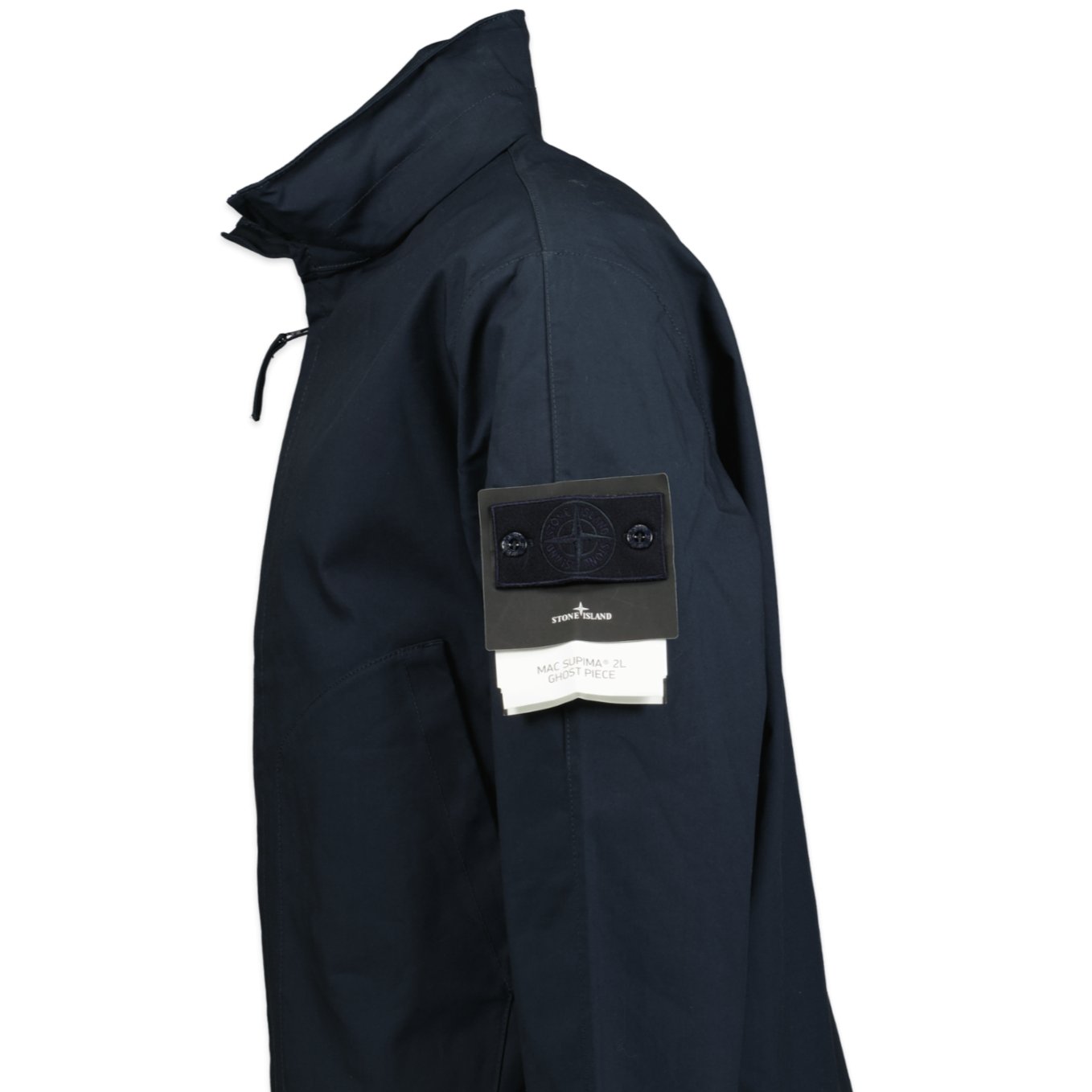 Stone Island 'MAC Supima' Ghost Badge Jacket Navy - Boinclo ltd