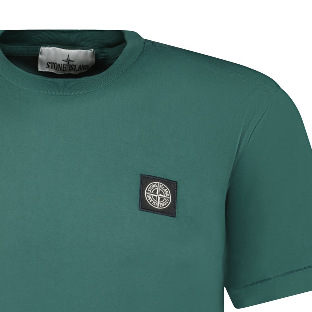 Stone Island Small Chest Logo T-Shirt Forest Green - Boinclo ltd