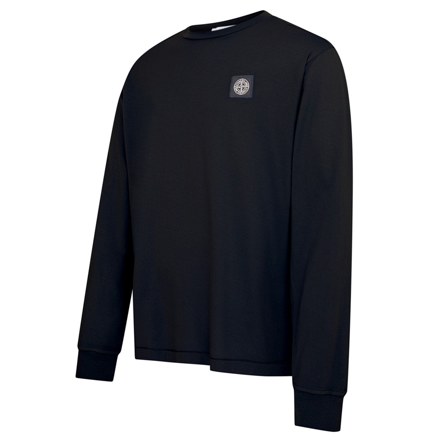 Stone Island Small Logo Long Sleeve T-Shirt Navy - Boinclo ltd