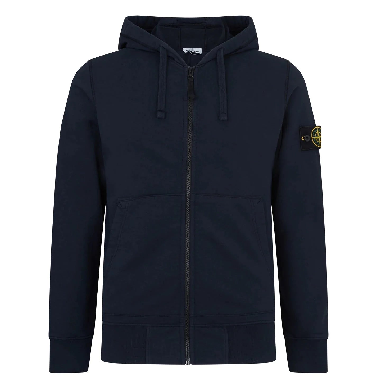 Stone Island Zip Up Hoodie Sweatshirt Navy - Boinclo ltd