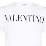 Valentino Black Logo T-Shirt White - Boinclo ltd