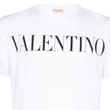 Valentino Black Logo T-Shirt White - Boinclo ltd