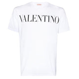 Valentino Black Logo T-Shirt White - Boinclo ltd