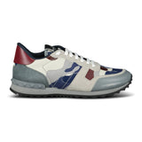 Valentino Grey & Blue Rockrunner Trainers - Boinclo ltd