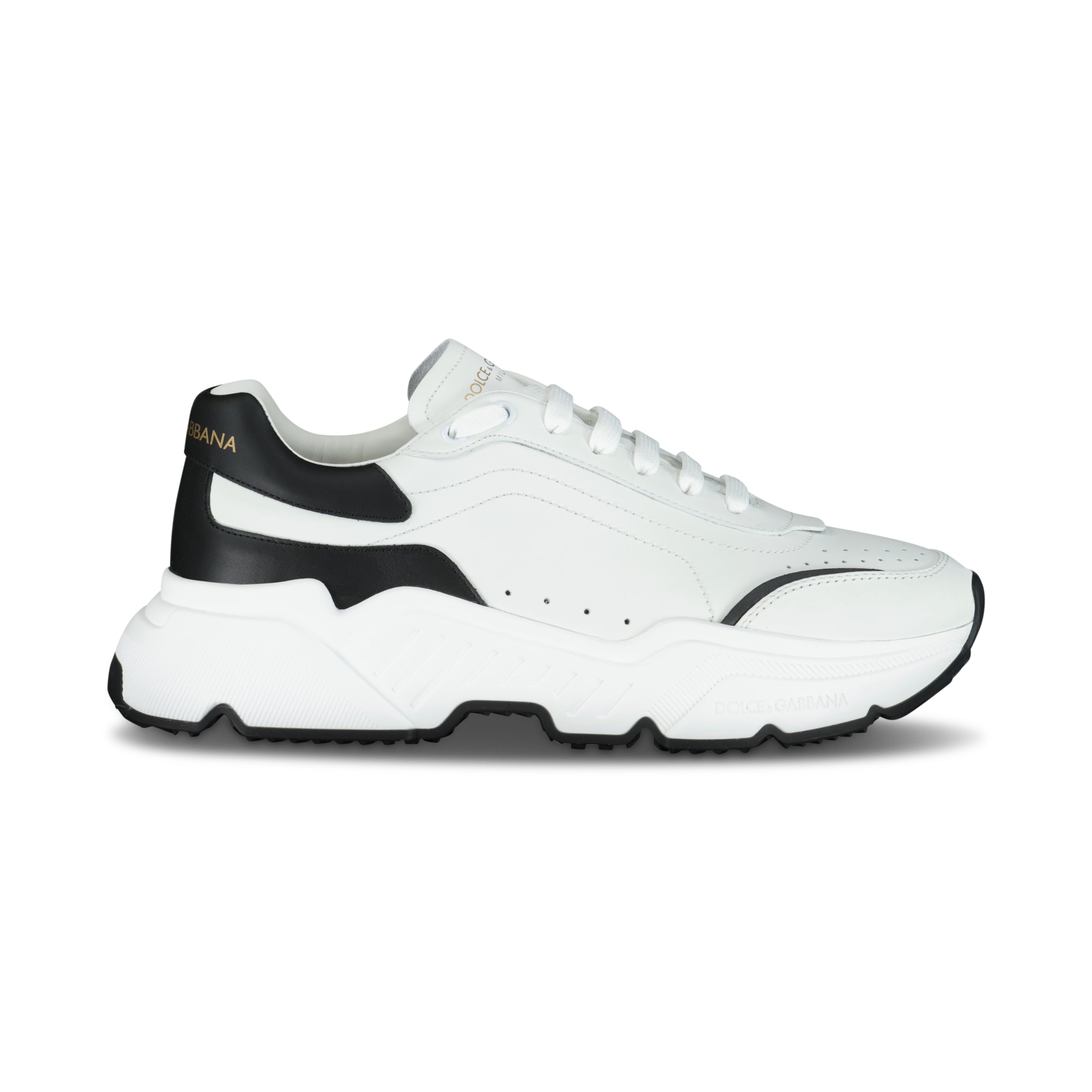 DOLCE & GABANNA DAYMASTER TRAINERS WHITE / BLACK
