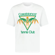 CASABLANCA EAGLE TENNIS CLUB T-SHIRT WHITE